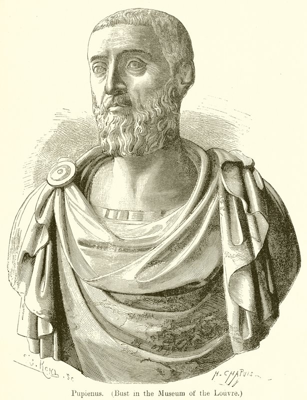 Pupienus. (Byst i Louvrens museum) av English School