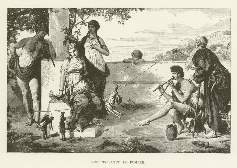 Dockspelare i Pompeji av English School