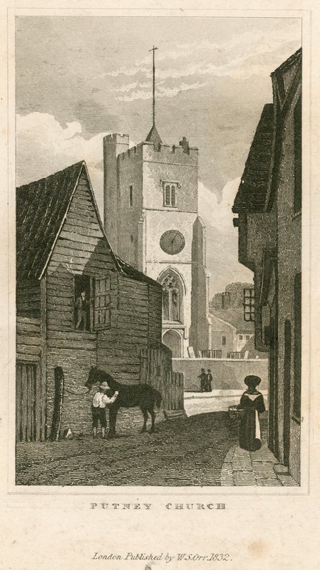 Putney Church, London av English School