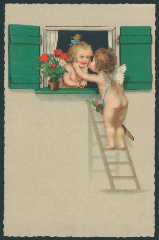Putti kysser av English School