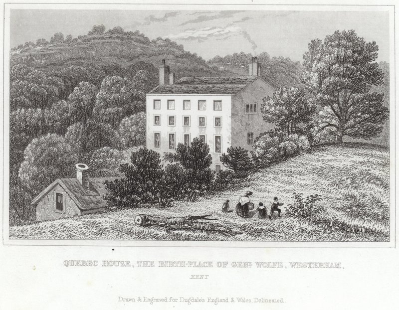 Quebec House, födelseplatsen för general Wolfe i Westerham av English School