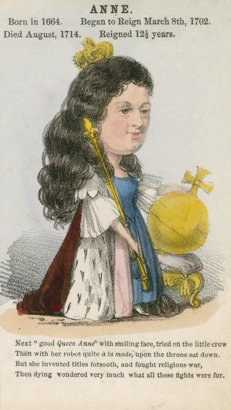Queen Anne (akvatint) av English School