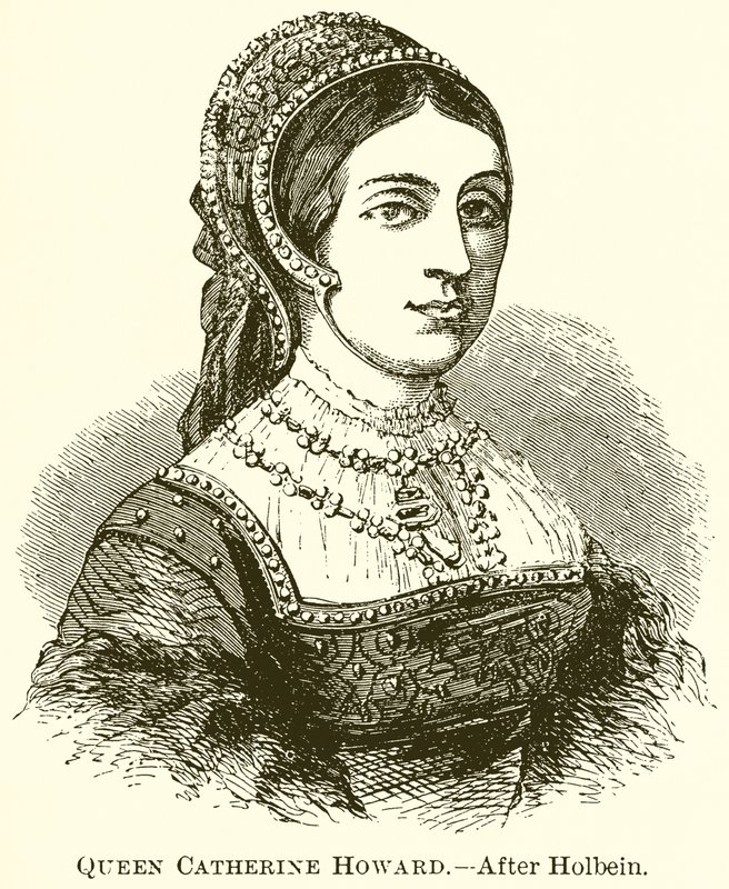 Drottning Catherine Howard av English School