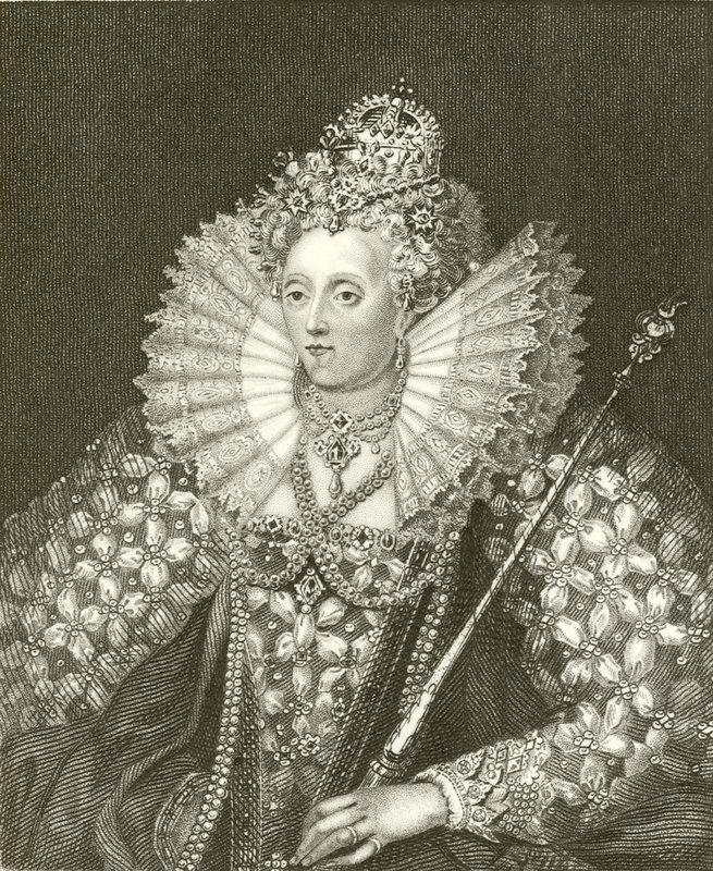 Drottning Elizabeth I av English School