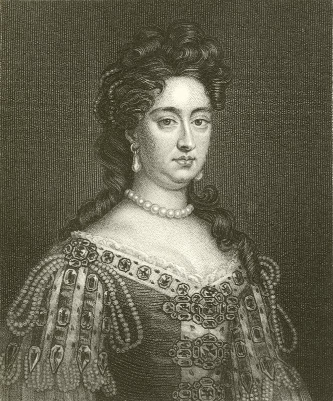 Drottning Mary II av English School