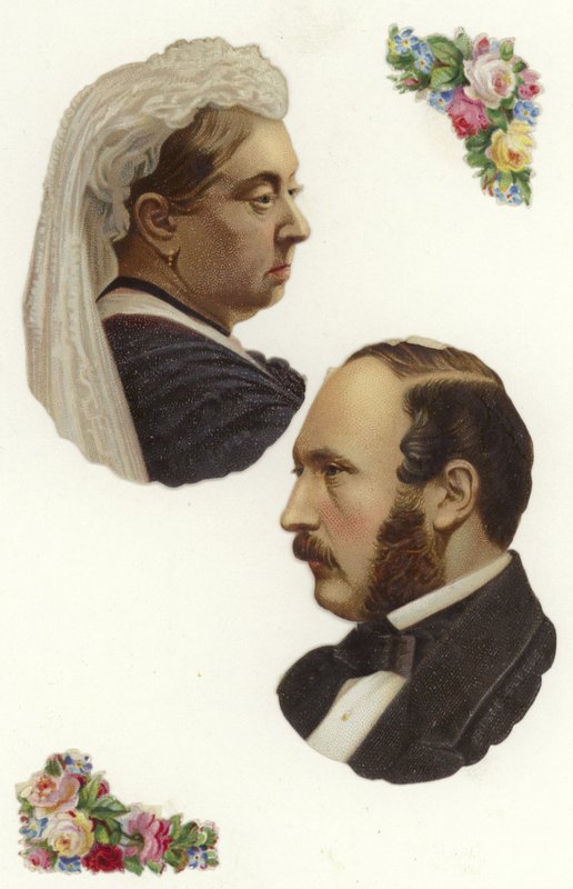 Drottning Victoria och Prins Albert av English School