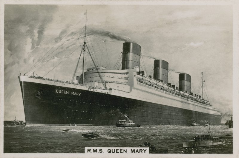 RMS Queen Mary, Cunard ocean liner av English School