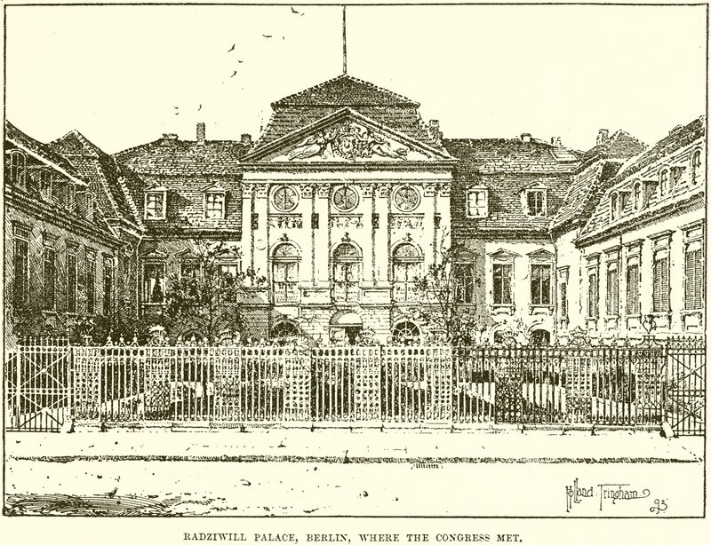 Radziwill Palace, Berlin, där kongressen möttes av English School