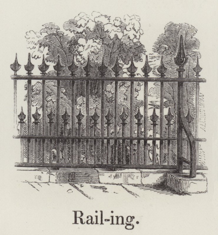 Räcke (gravyr) av English School
