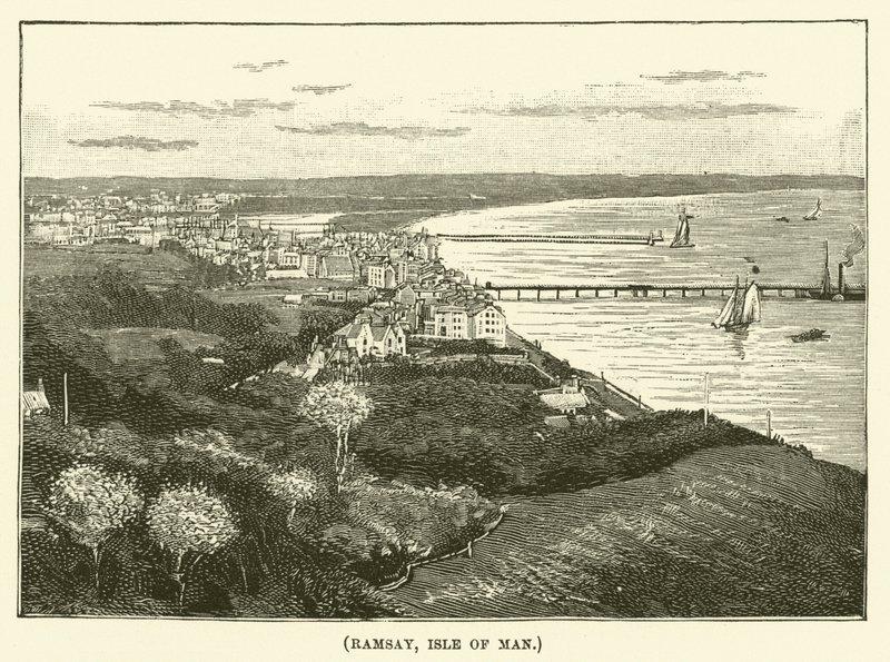 Ramsay, Isle of Man (gravyr) av English School