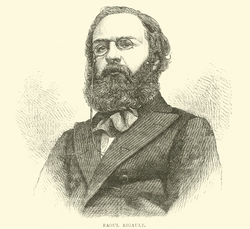 Raoul Rigault, maj 1871 av English School