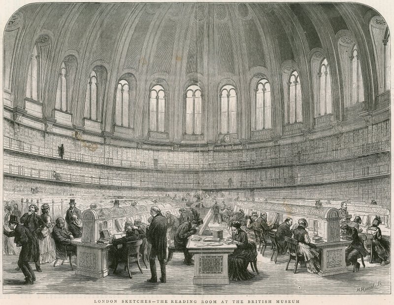Lässal i British Museum av English School