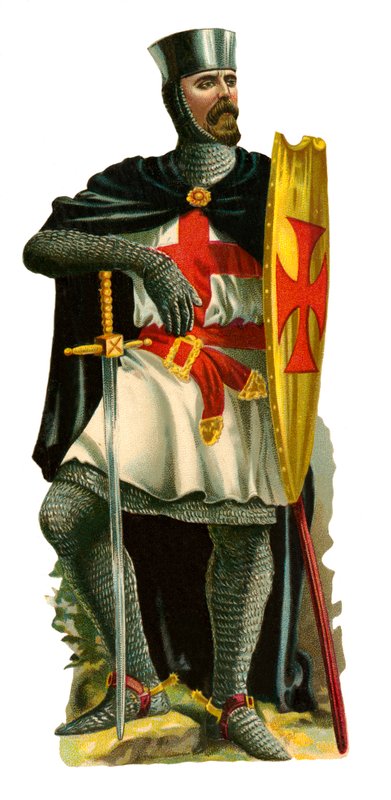 Röda korset Riddare av kung Richard I, 1189-1199 av English School