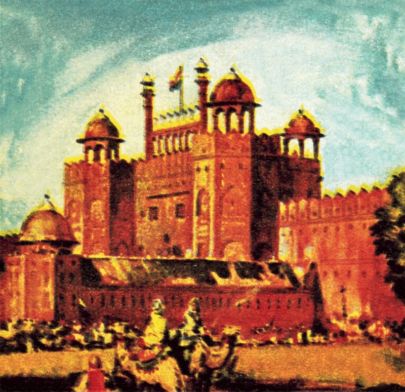 Röda fortet, Delhi av English School