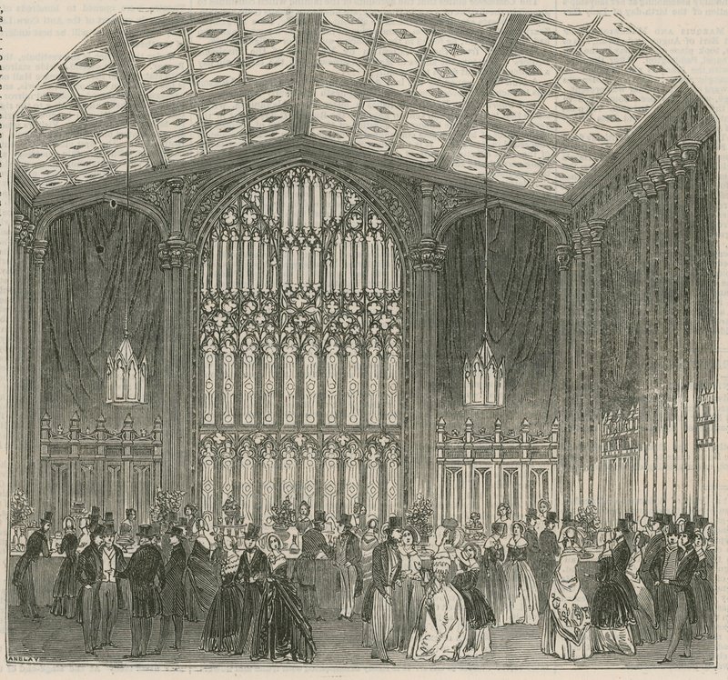 Refreshment Room, Frihandelsbasar, Covent Garden Theatre, London av English School