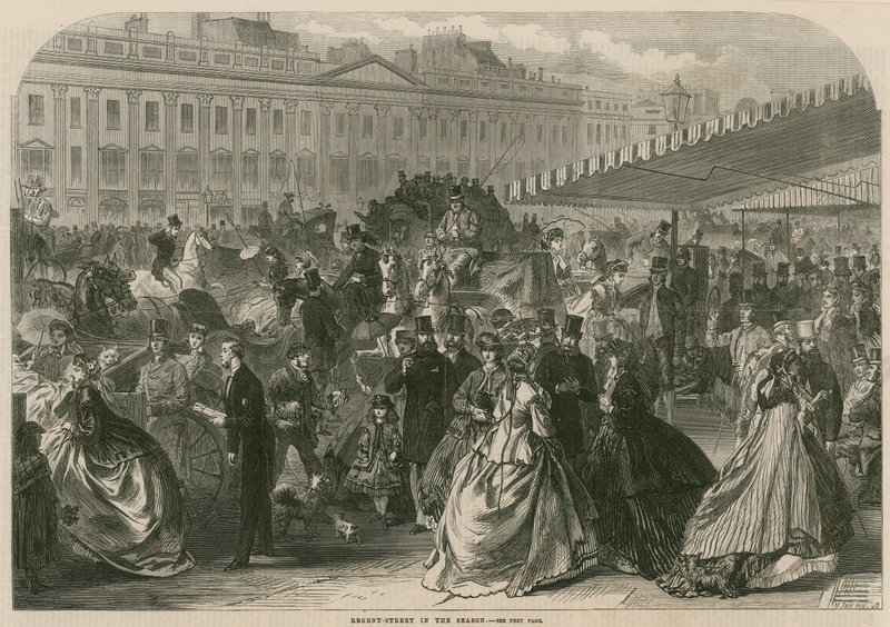 Regent Street, London, under säsongen av English School