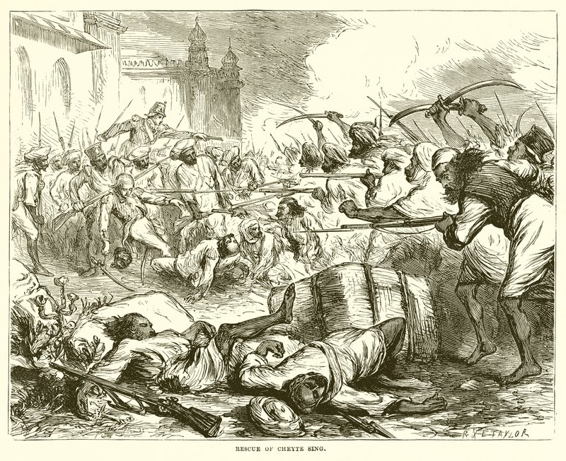 Rescue of Cheyte Sing av English School