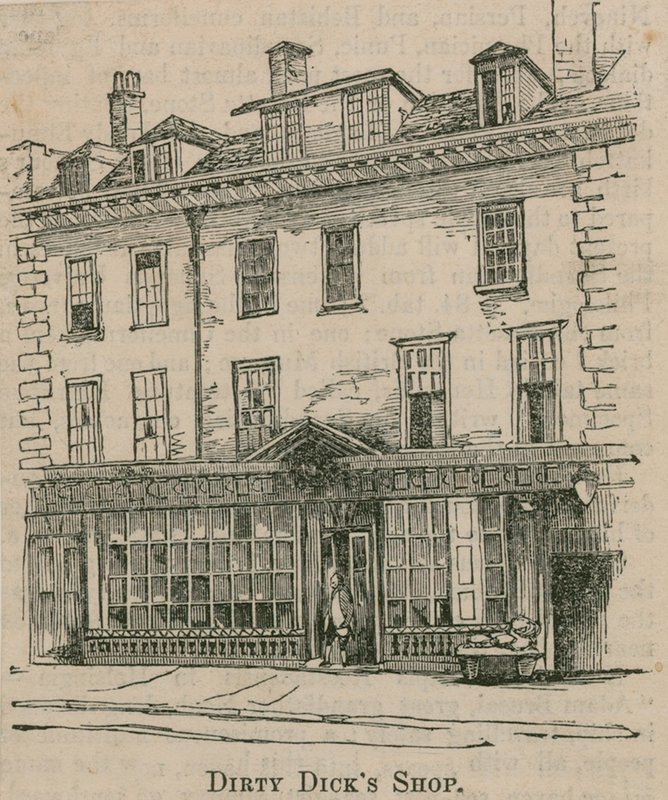 Bostad i Leadenhall Street, London, av Nicholas Bentley, även känd som Dirty Dick av English School