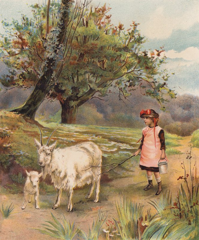Att återvända hem (chromolitho) av English School