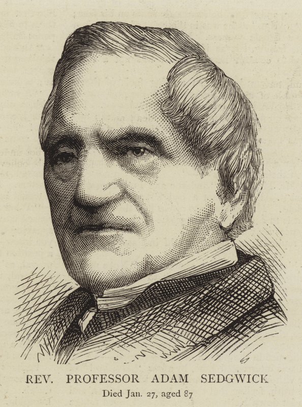 Pastor professor Adam Sedgwick (gravyr) av English School