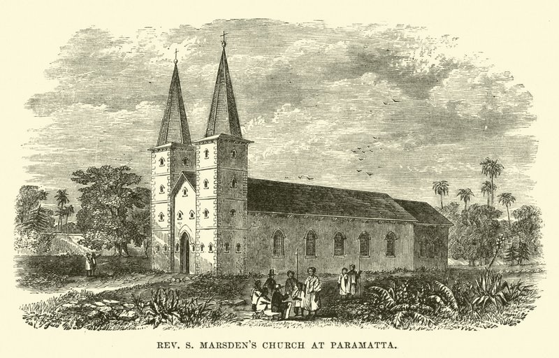 Reverend S Marsdens Church St Parramatta av English School