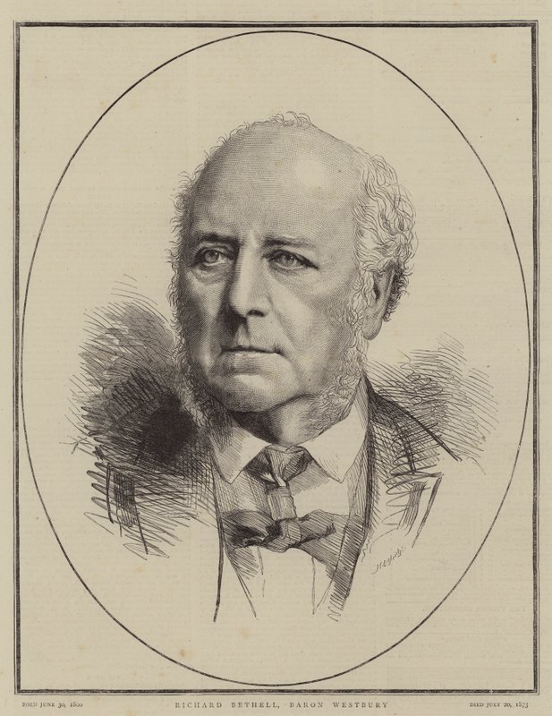 Richard Bethell, Baron Westbury (gravyr) av English School
