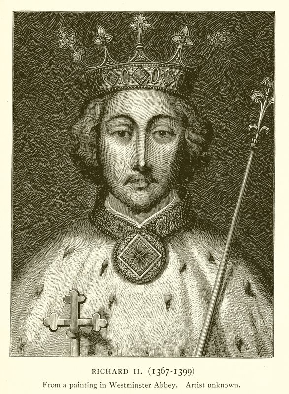 Richard II (1367-1399) av English School