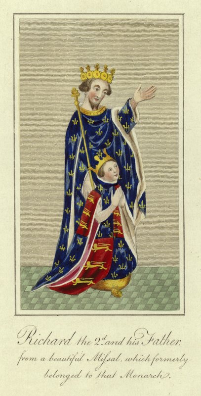 Richard II och hans far av English School