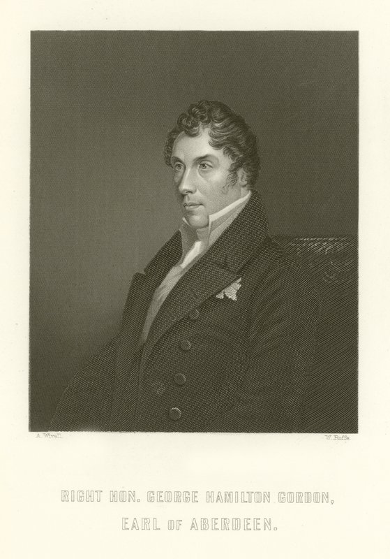 Höger Hon George Hamilton Gordon, Earl of Aberdeen av English School