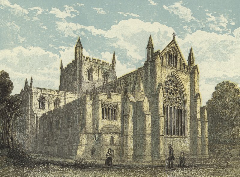 Ripon katedral, sydöstra vy av English School
