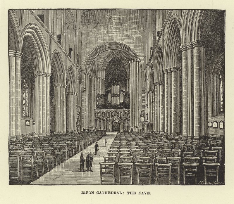 Ripons katedral, långhuset av English School
