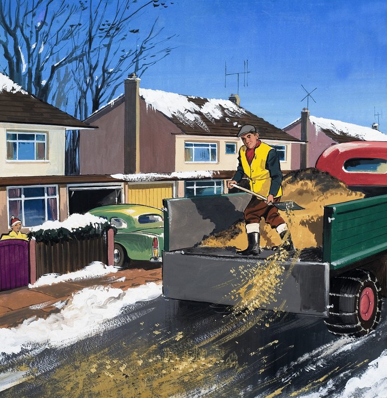 Road Gritter av English School