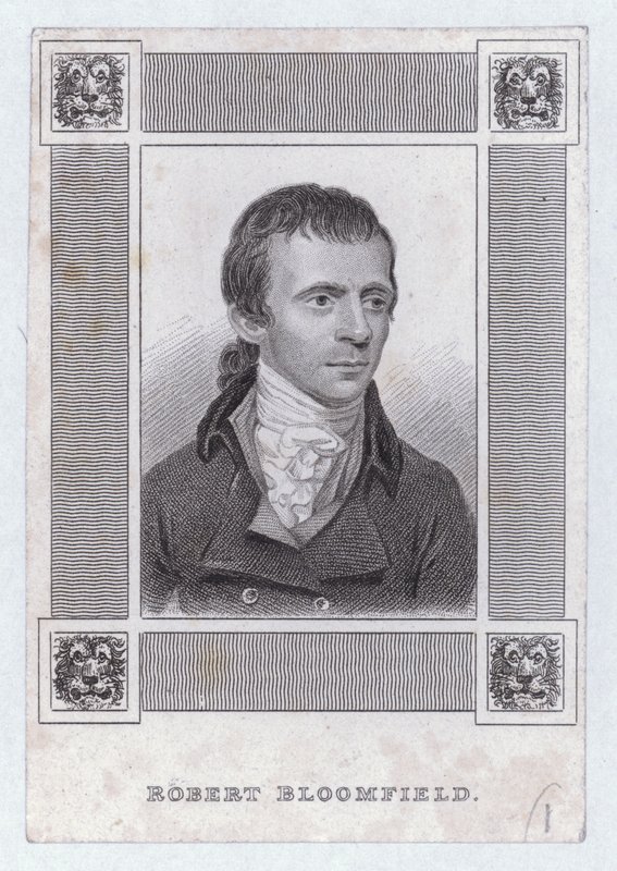 Robert Bloomfield, engelsk poet (gravyr) av English School