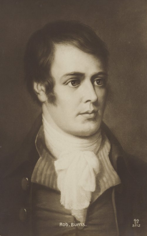 Robert Burns (1759-1796), skotsk poet och lyriker av English School