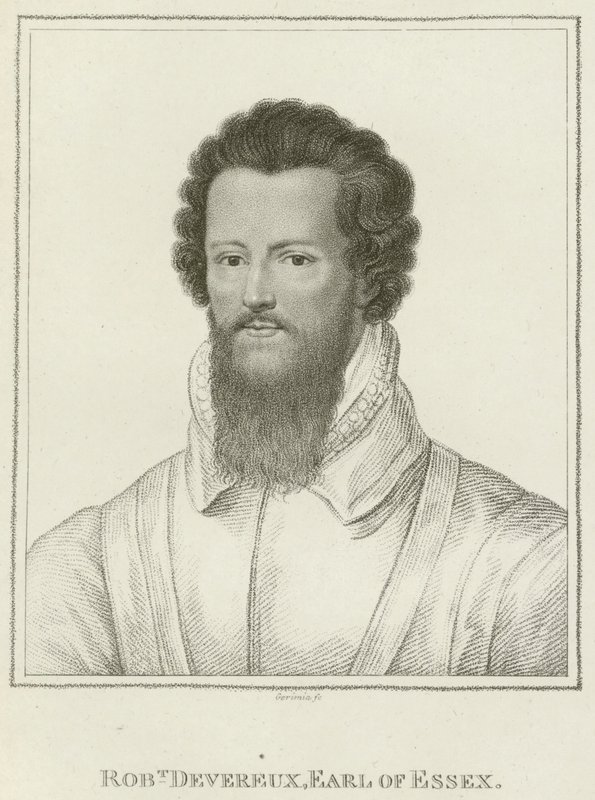 Robert Devereux, Earl of Essex (gravyr) av English School