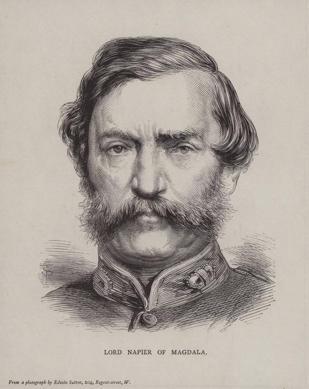 Robert Napier, 1:e baron Napier av Magdala, brittisk general av English School