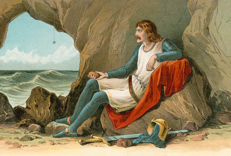 Robert the Bruce na buibui walikasirika av English School