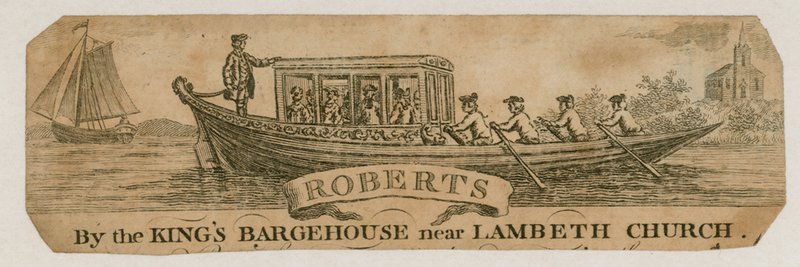 Roberts, vid Kings Bargehouse nära Lambeth Church av English School