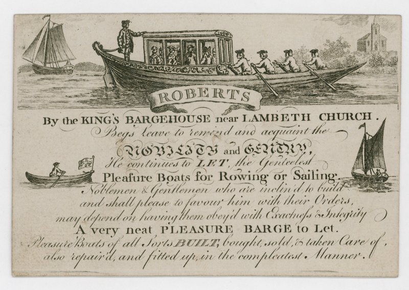 Roberts, byteskort av English School