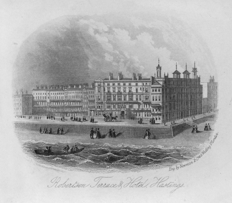 Robertson Terrace and Hotel, Hastings (gravyr) av English School
