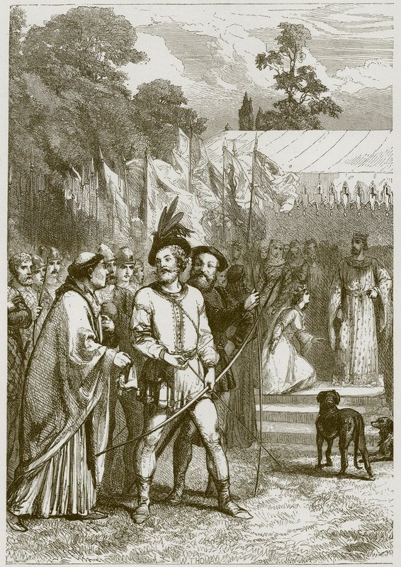 Robin Hood och drottning Katherine av English School
