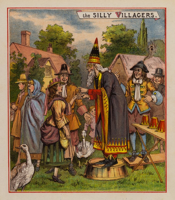 Robin The Conjuror (litho i färg) av English School