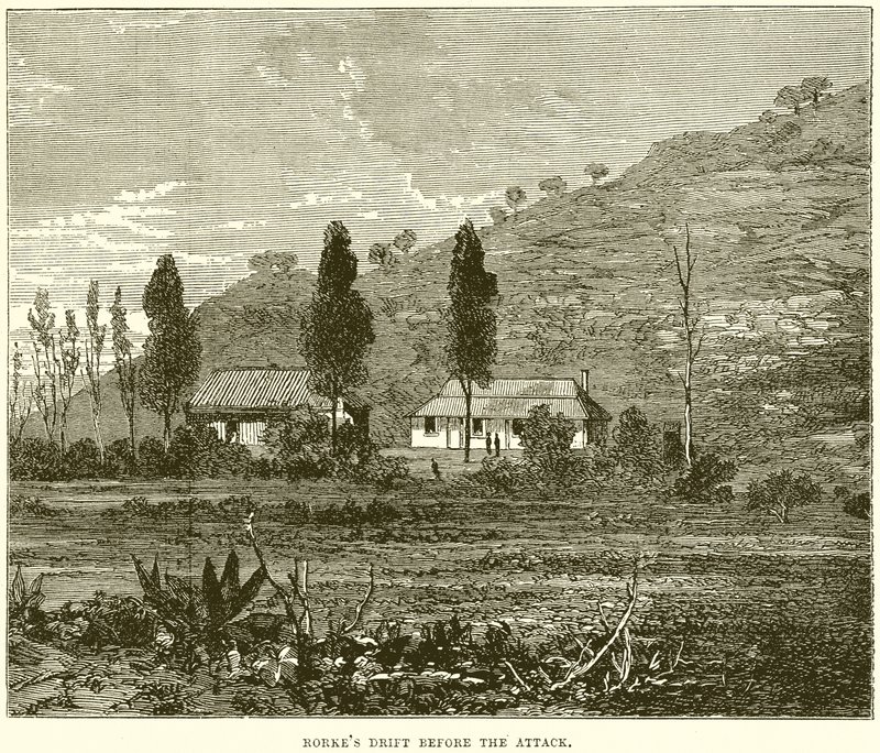 Rorkes Drift före attacken av English School