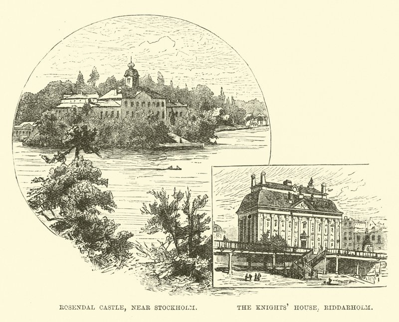 Rosendals slott, nära Stockholm; Riddarhuset, Riddarholm av English School