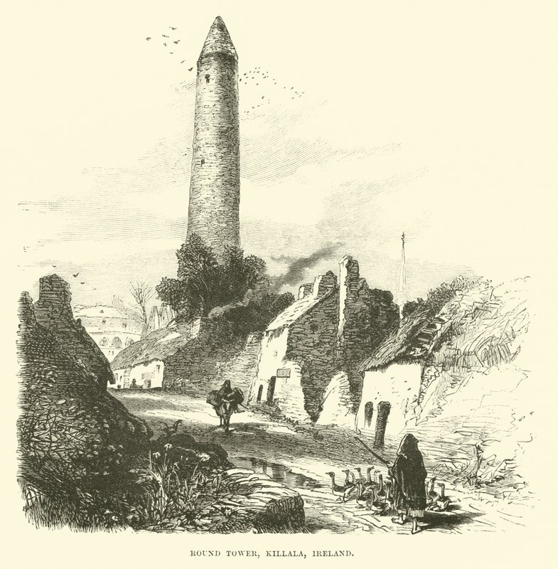 Round Tower, Killala, Irland av English School
