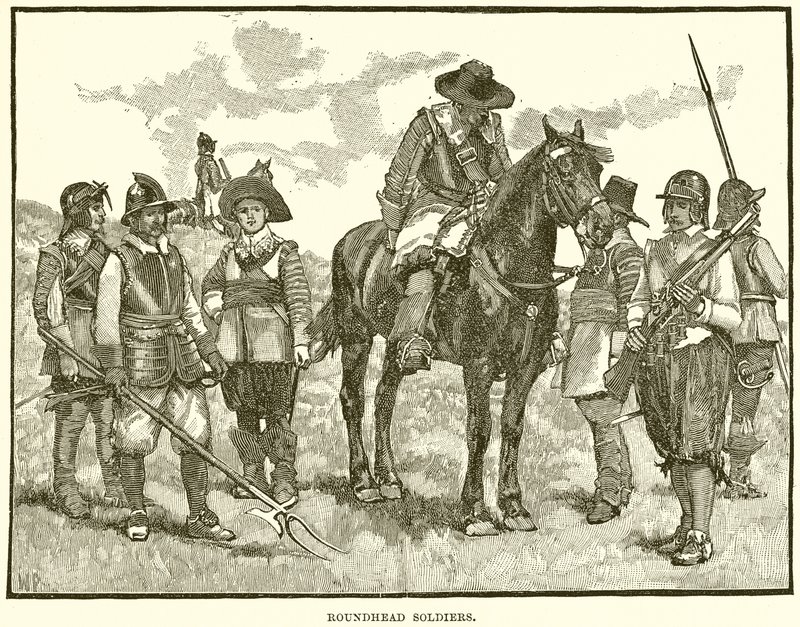 Roundhead soldater av English School