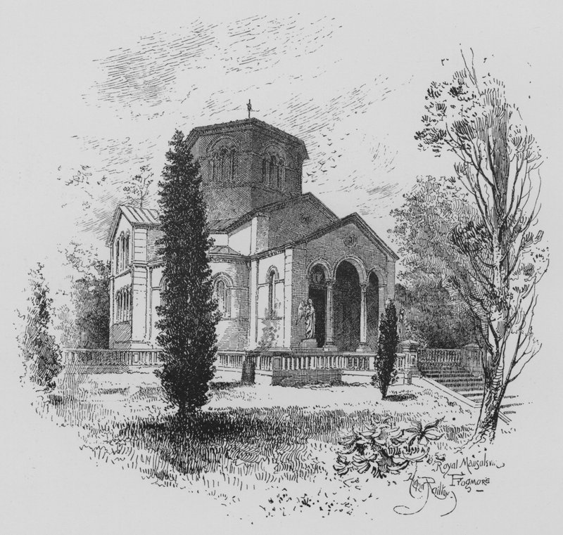 Royal Mausoleum, Frogmore (gravyr) av English School