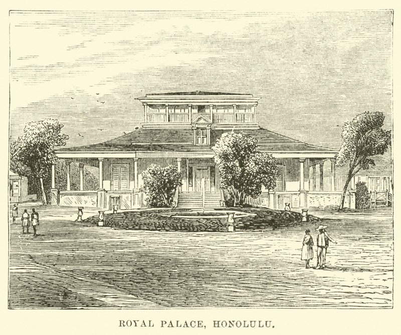 Kungliga palatset, Honolulu av English School