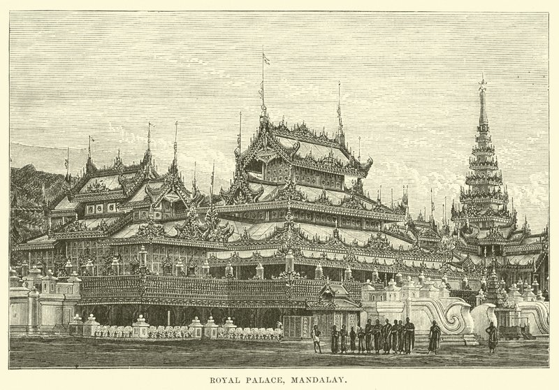 Kungliga palatset, Mandalay av English School