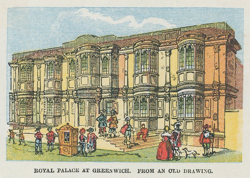 Kungliga palatset i Greenwich av English School